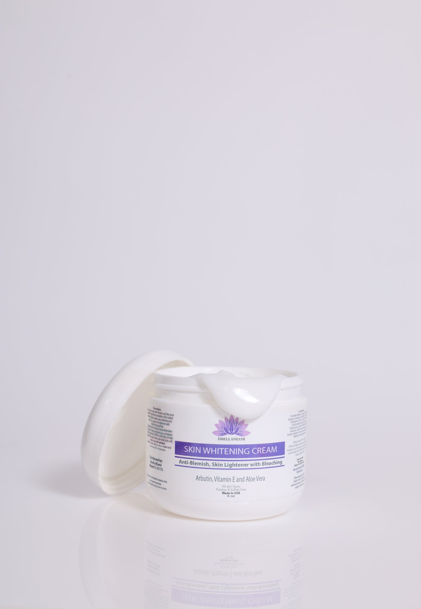 Crema blanqueadora facial